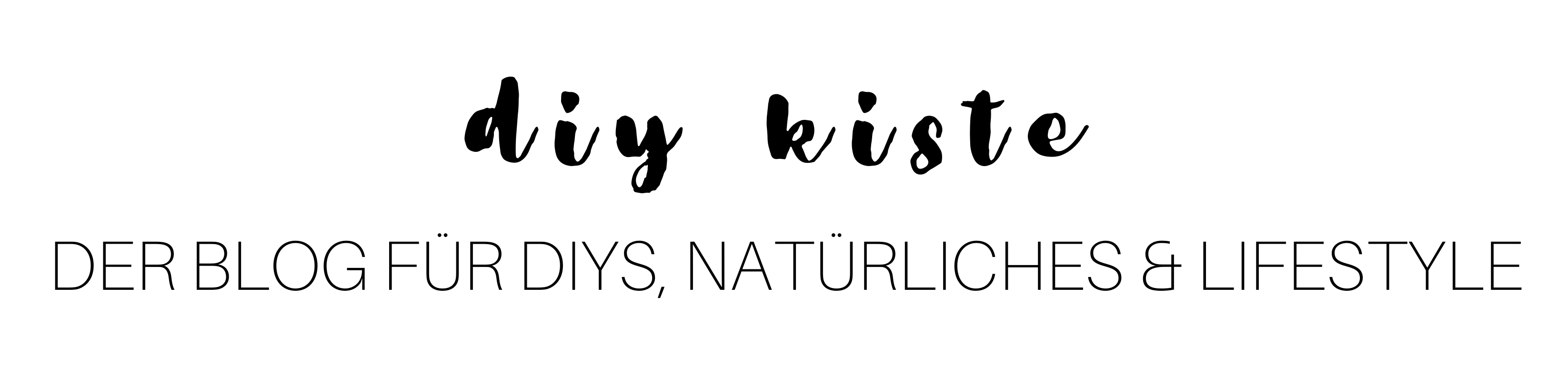 diy kiste - Der Blog für DIYs, Natürliches & Lifestyle